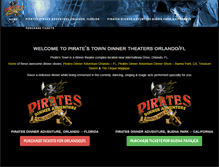 Tablet Screenshot of pirates-town.com